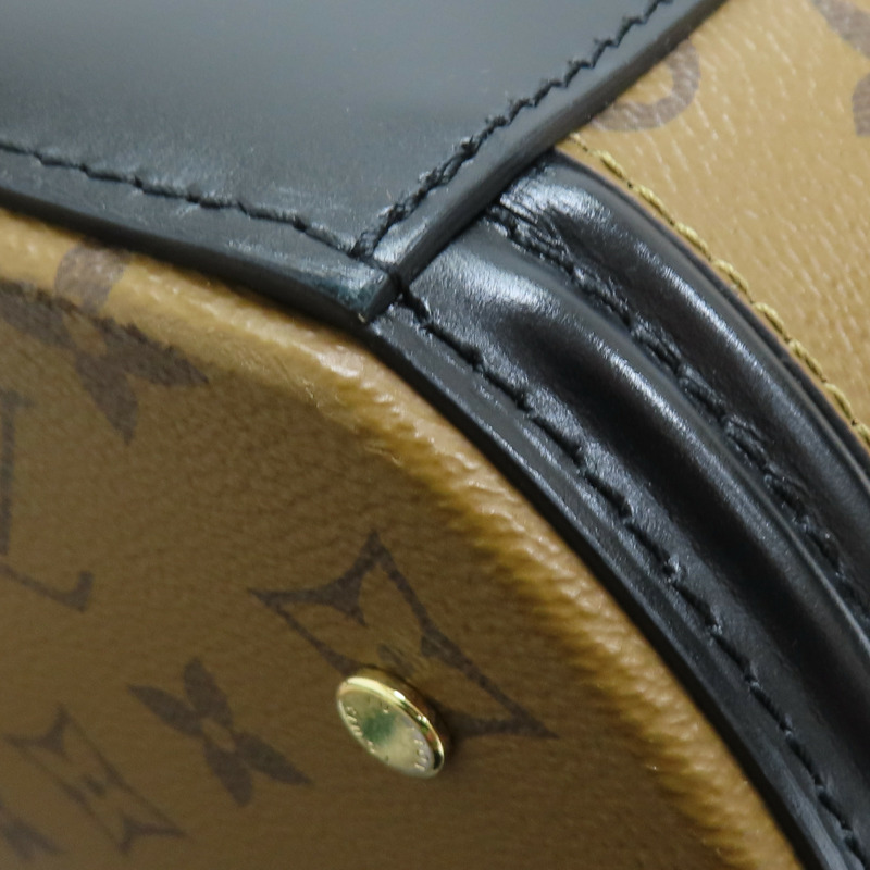 原棕色花帆布 CANNES 兩用包 M43986-12