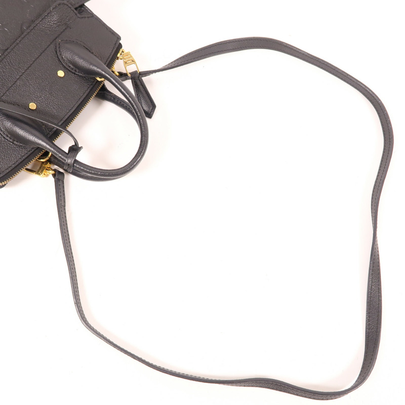 LOUIS VUITTON Monogram Empreinte Pont Neuf Mini金扣手挽肩背兩用袋-7
