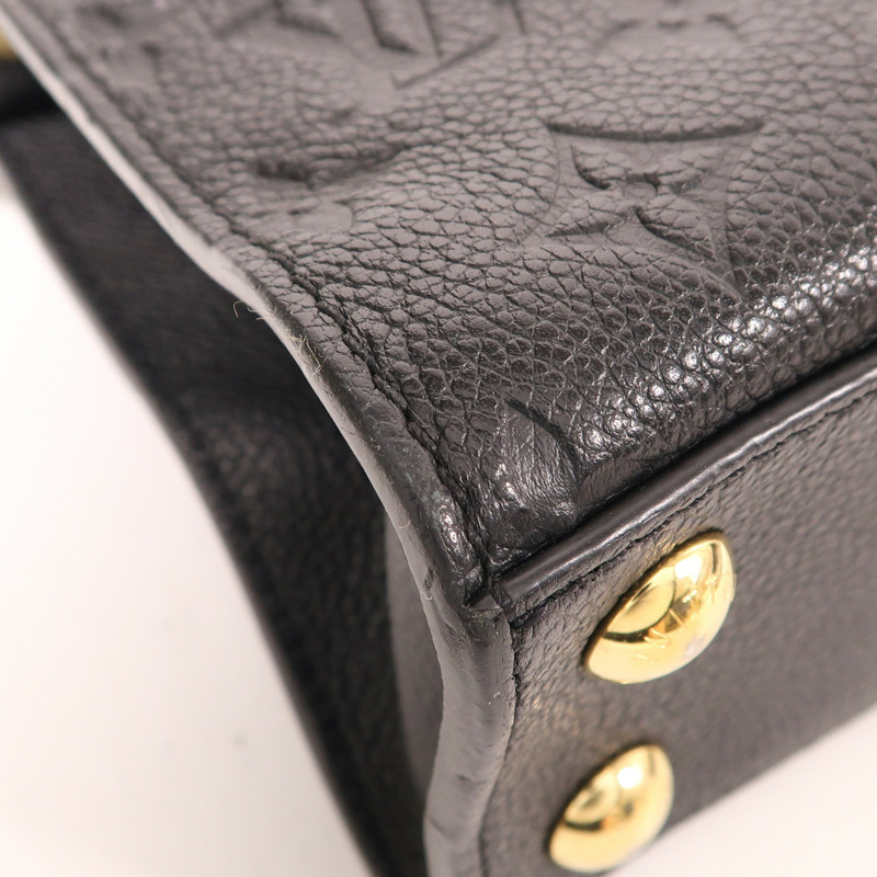 LOUIS VUITTON Monogram Empreinte Pont Neuf Mini金扣手挽肩背兩用袋-11