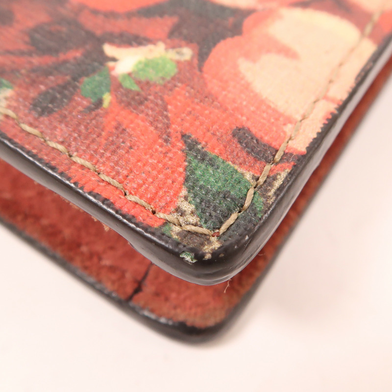 GUCCI 【激減優惠】塗層帆布/麂皮皮革Dionysus Super Mini Blooms銀扣鏈帶肩背袋-7