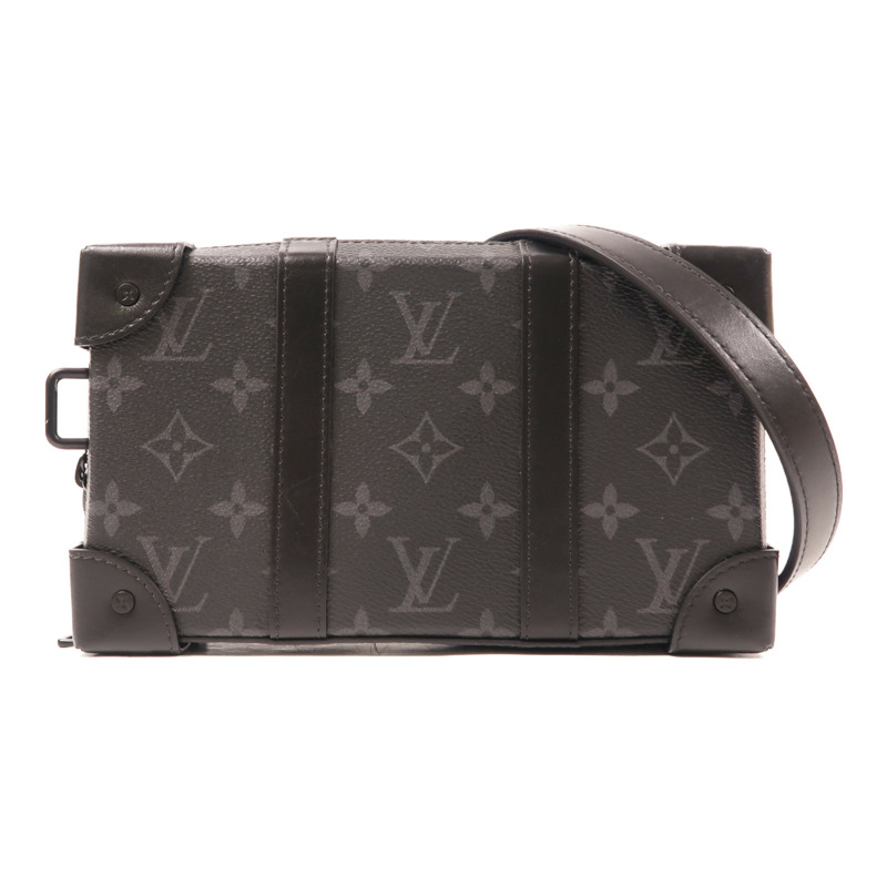 LOUIS VUITTON Monogram Eclipse Soft Trunk Wallet肩背袋-0