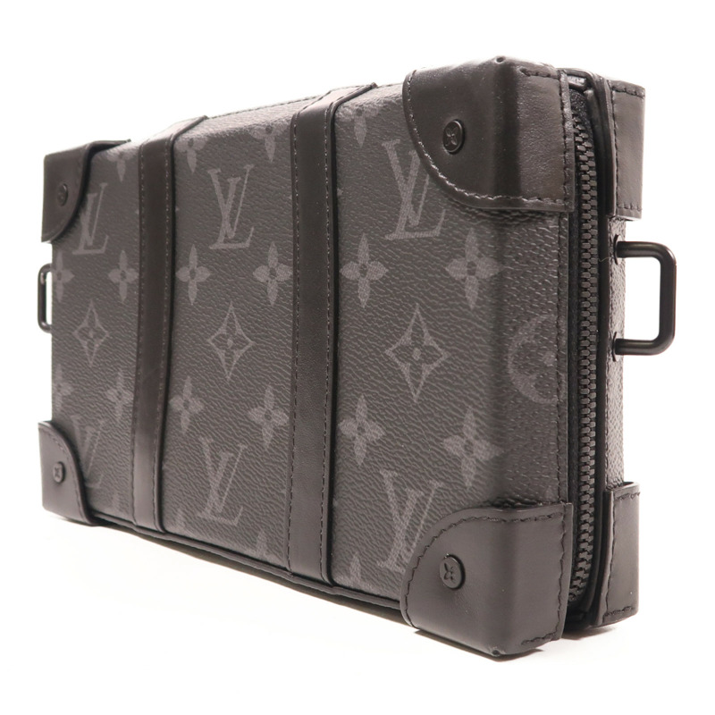 LOUIS VUITTON Monogram Eclipse Soft Trunk Wallet肩背袋-2