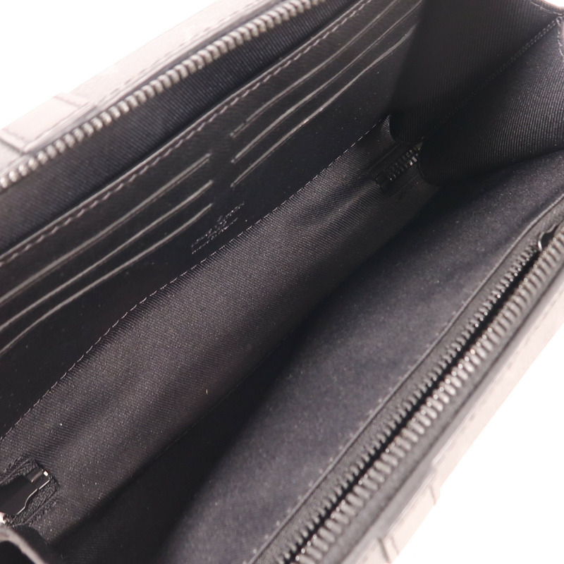 LOUIS VUITTON Monogram Eclipse Soft Trunk Wallet肩背袋-4