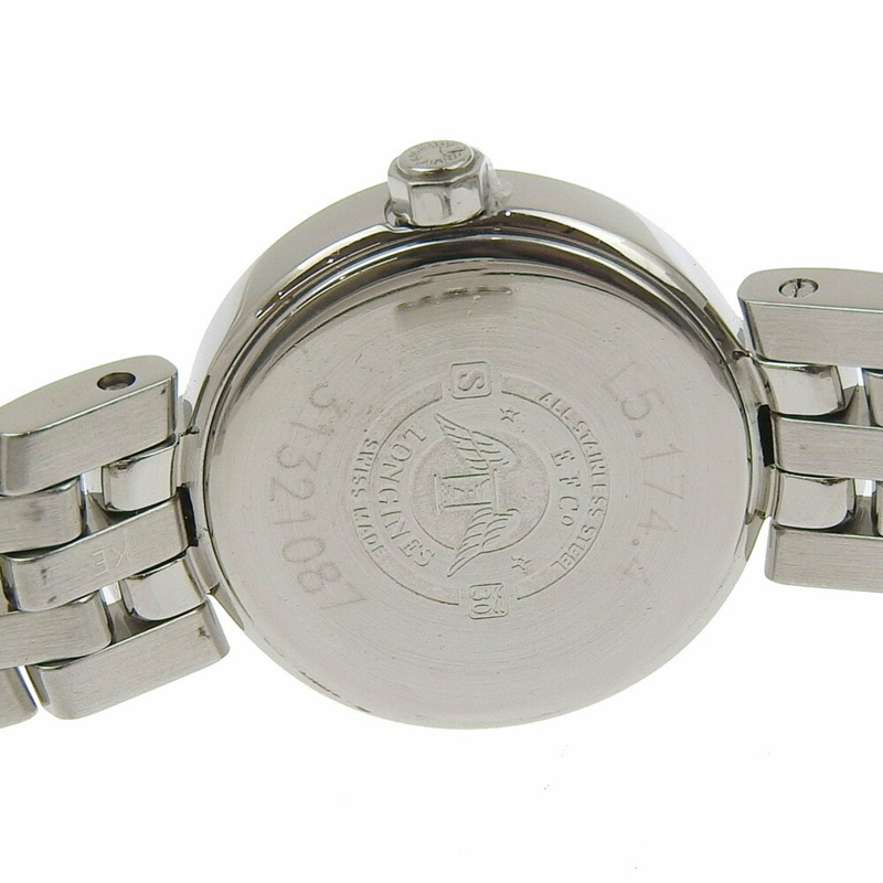 浪琴 Dolcevita 手錶 L5.174.4 不鏽鋼石英類比顯示女士腕錶-5