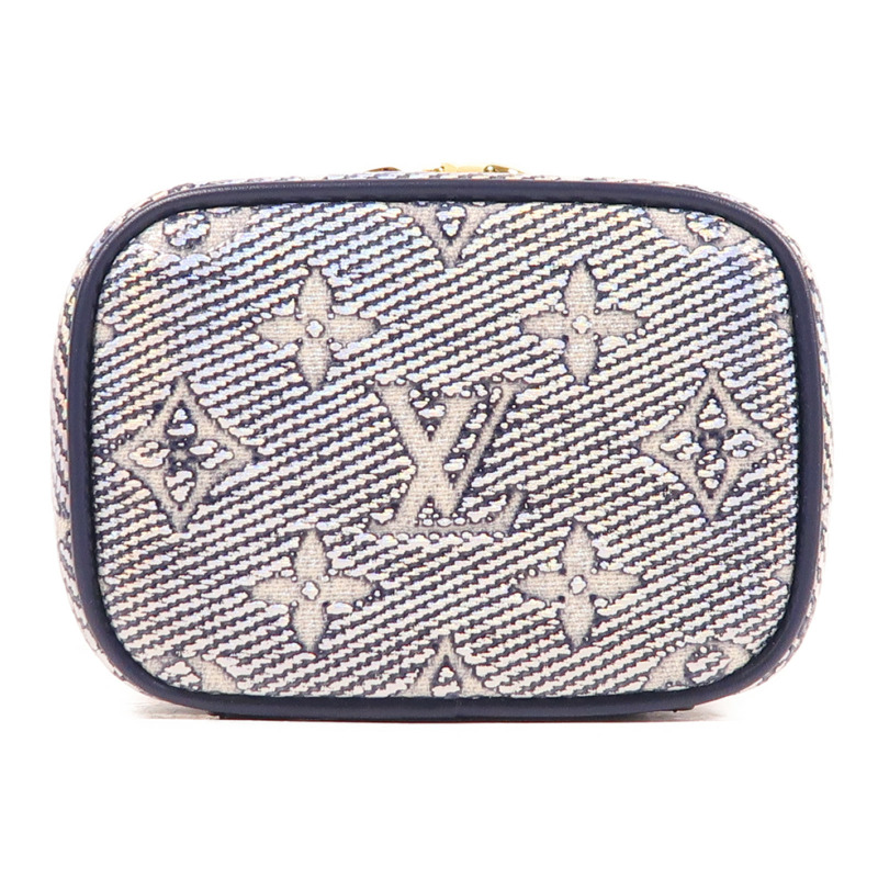 LOUIS VUITTON Monogram Coated Micro Vanity金扣手挽肩背兩用袋-3