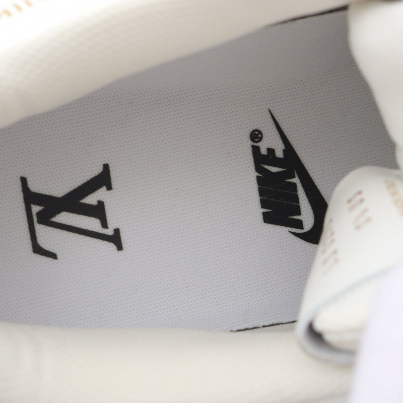 LOUIS VUITTON LOUIS VUITTON × Nike Air Force 1 Low by Virgil Abloh 運動鞋 1A9V86 皮革 白色 二手 男款-4
