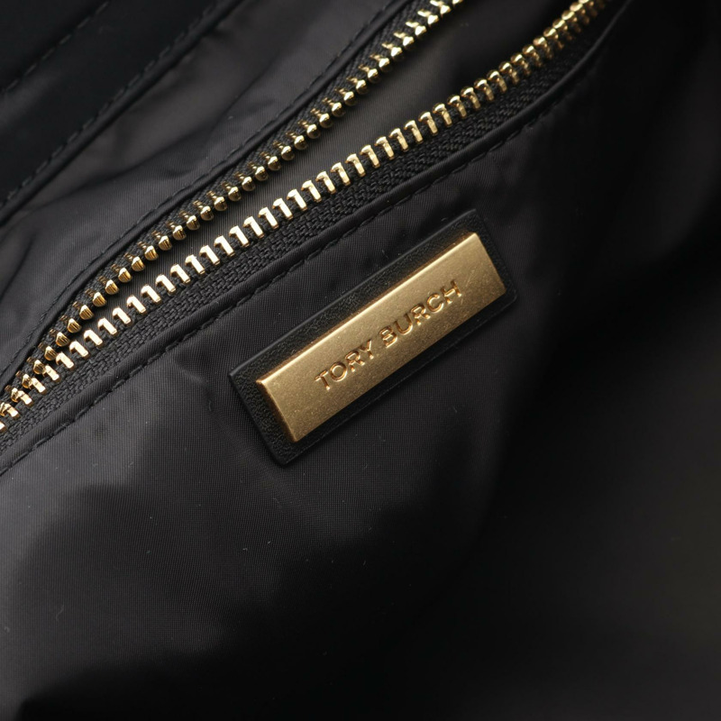 Tory Burch ELLA 手提包 152313001 尼龍皮革黑色新款女款-3