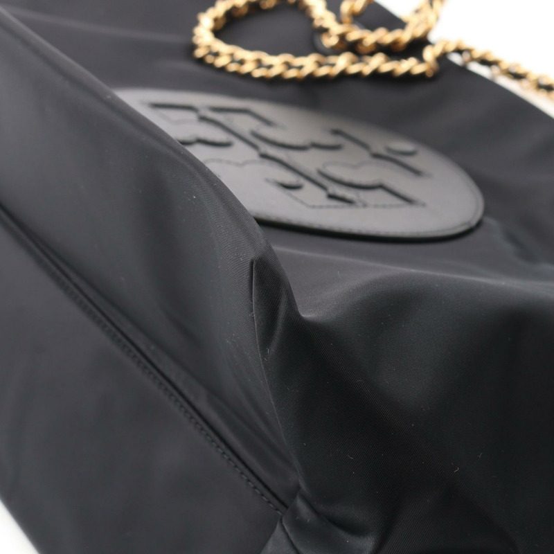 Tory Burch ELLA 手提包 152313001 尼龍皮革黑色新款女款-4