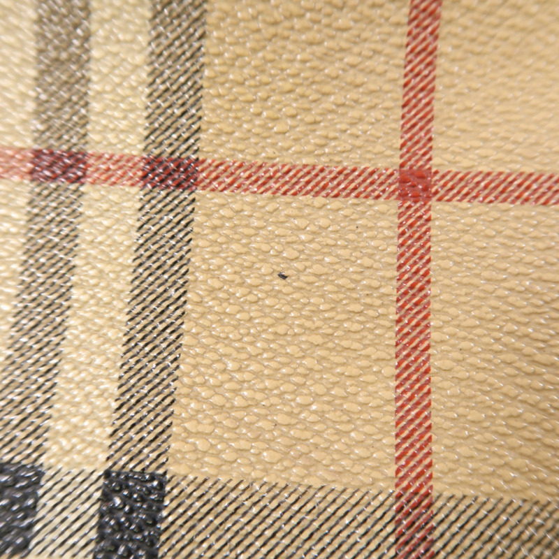BURBERRY 塗層帆布/牛皮皮革Tote Bag銀扣手挽袋-20