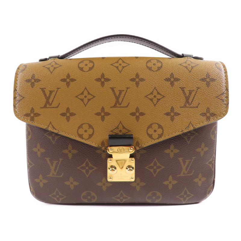 LOUIS VUITTON Monogram Reverse Pochette Metis金扣手挽肩背兩用袋-1