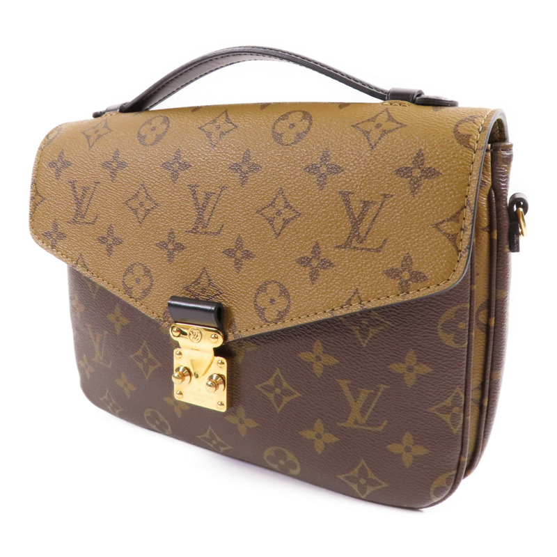 LOUIS VUITTON Monogram Reverse Pochette Metis金扣手挽肩背兩用袋-2