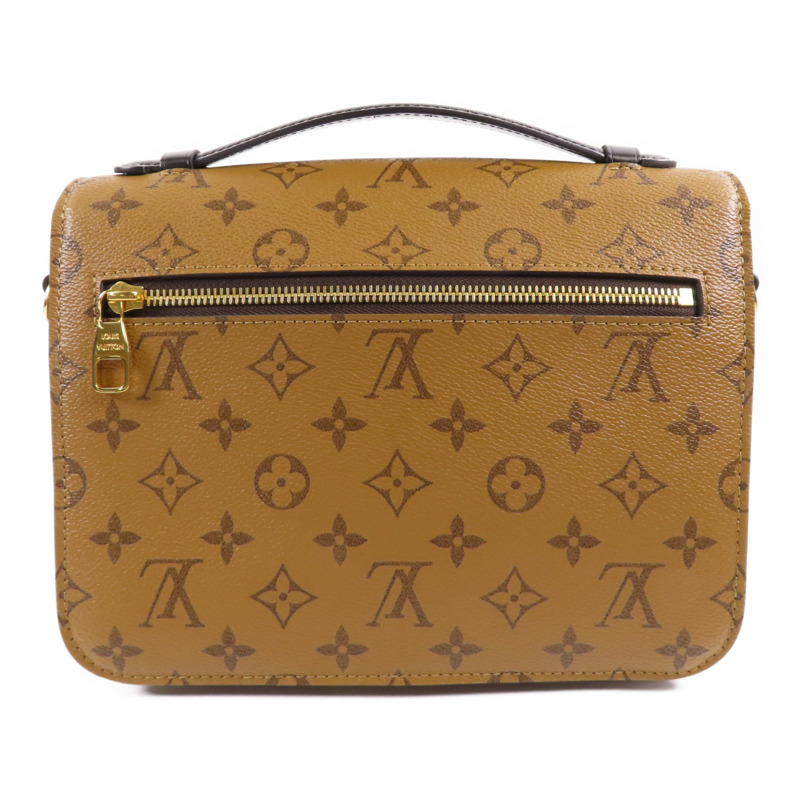 LOUIS VUITTON Monogram Reverse Pochette Metis金扣手挽肩背兩用袋-3
