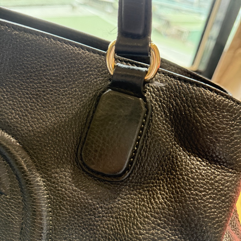 Gucci 荔枝牛皮 流蘇Soho包-12