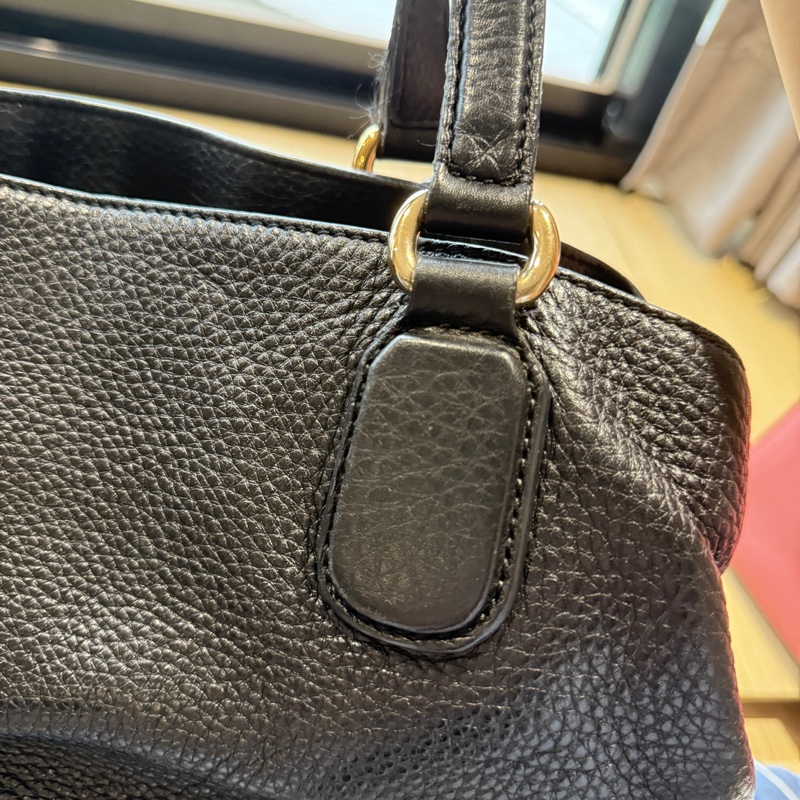 Gucci 荔枝牛皮 流蘇Soho包-15