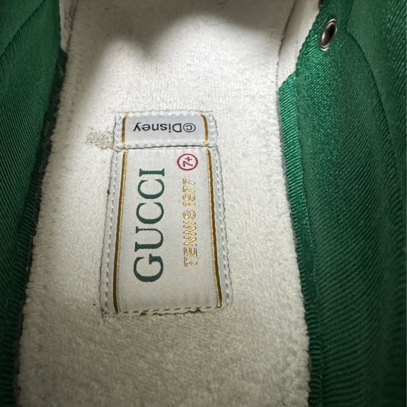 GUCCI 古馳 Disney 迪士尼 米老鼠 聯名 老花 1917 平底 網球 運動鞋 7.5號 27.5 9.5-20