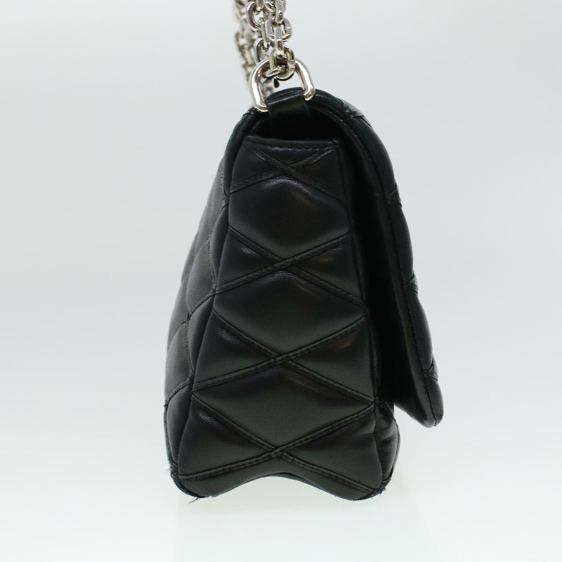 【日本直送】路易威登 (LOUIS VUITTON) 菱格紋 Martage 單肩包 小牛皮 黑色 M50216 LV Auth 41876V-3