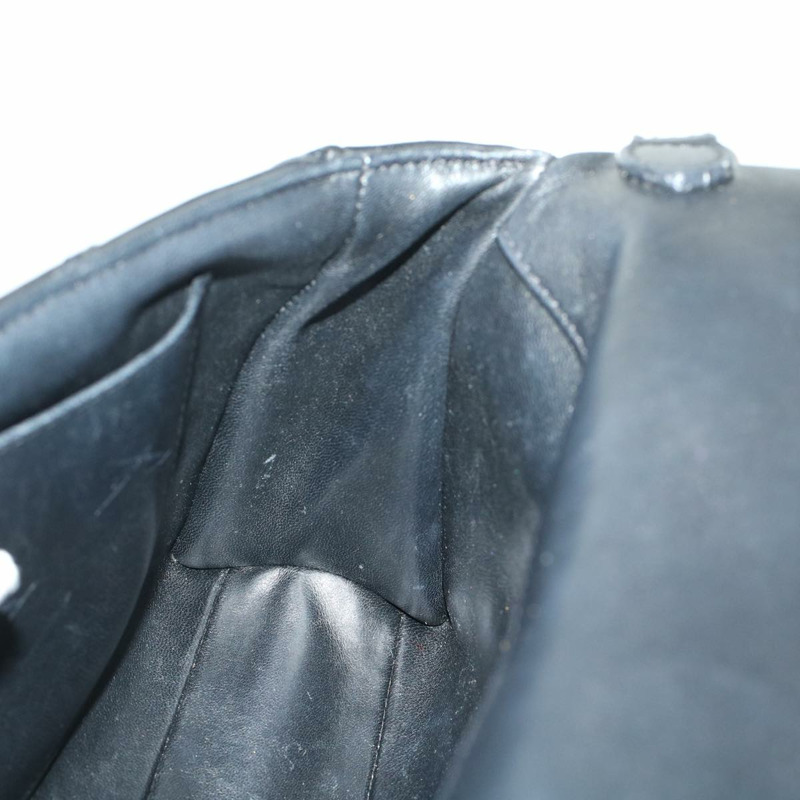 【日本直送】路易威登 (LOUIS VUITTON) 菱格紋 Martage 單肩包 小牛皮 黑色 M50216 LV Auth 41876V-20