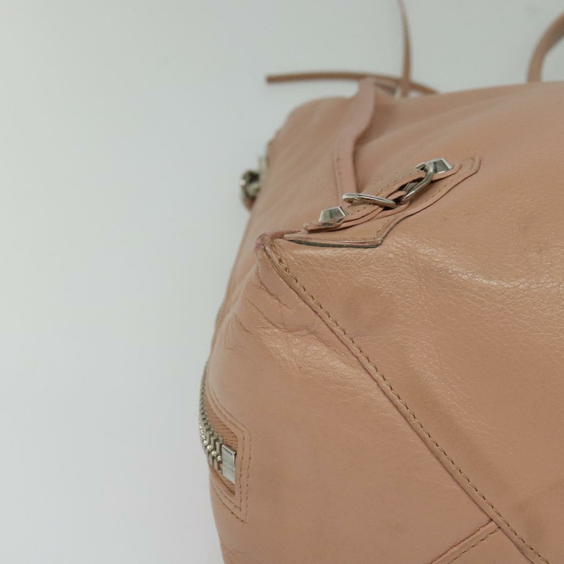 【日本直送】BALENCIAGA 迷你 Paper A4 手提包 皮革 粉紅色 357330 正品 am8223V-8