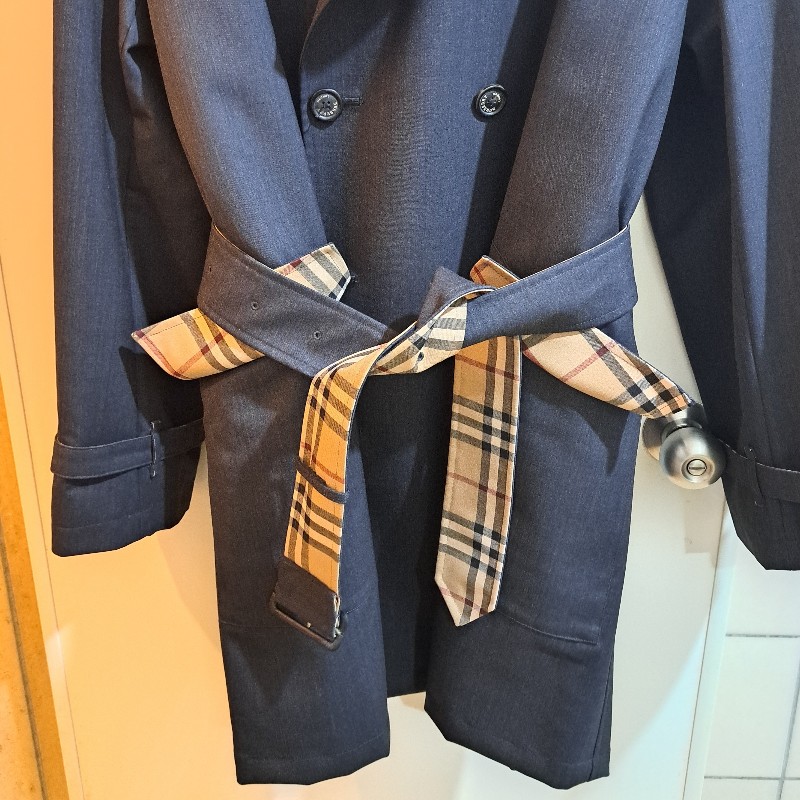 XL/全新未使用/Burberry London /頂級款/男神長版風衣-2