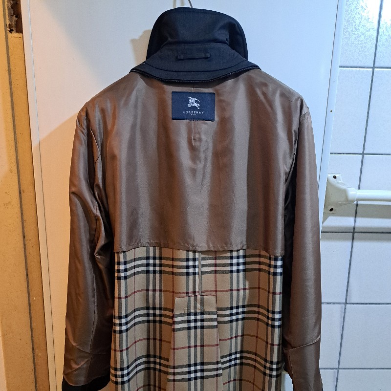 XL/全新未使用/Burberry London /頂級款/男神長版風衣-12