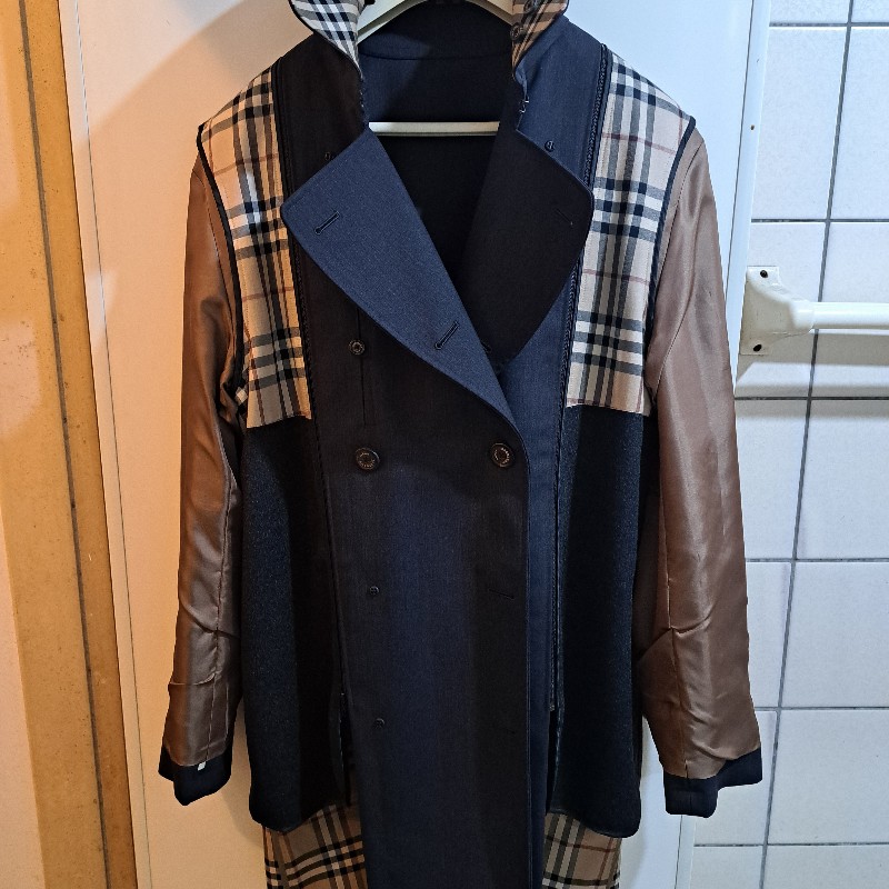 XL/全新未使用/Burberry London /頂級款/男神長版風衣-17