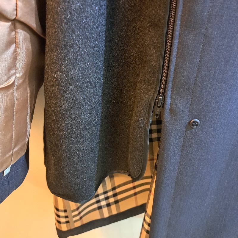 XL/全新未使用/Burberry London /頂級款/男神長版風衣-23