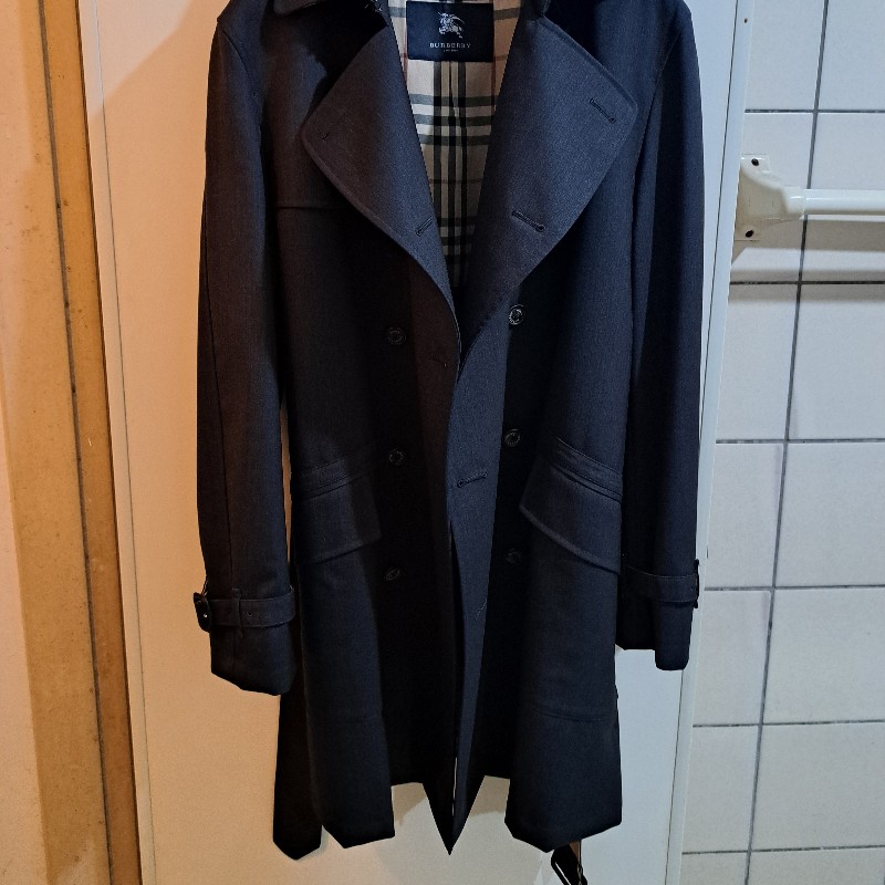 XL/全新未使用/Burberry London /頂級款/男神長版風衣-28
