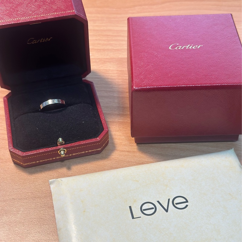 Cartier 白金戒LOVE-1