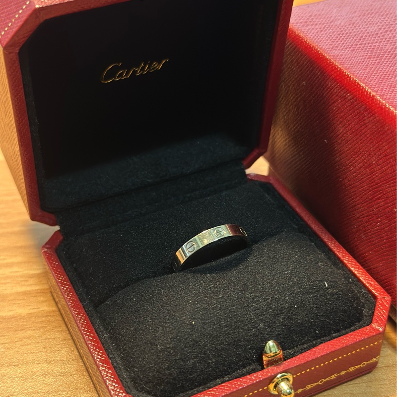 Cartier 白金戒LOVE-3