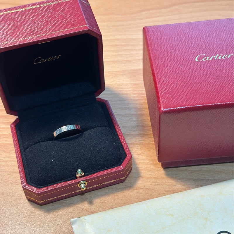 Cartier 白金戒LOVE-4