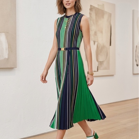 3）Tory Burch正品質感針織洋裝 XS-M適穿