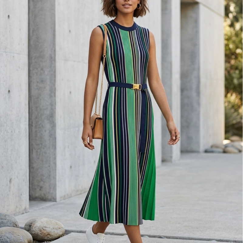 3)Tory Burch正品質感針織洋裝 XS-M適穿-1