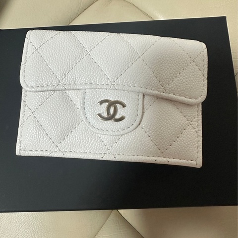 香奈兒 白金短夾 chanel wallet