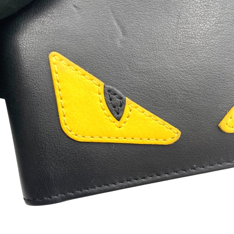 【美收精品】Fendi 經典黃眼怪獸短夾  B-137【隔月月中將轉賣至日本 上架期限30天】-12