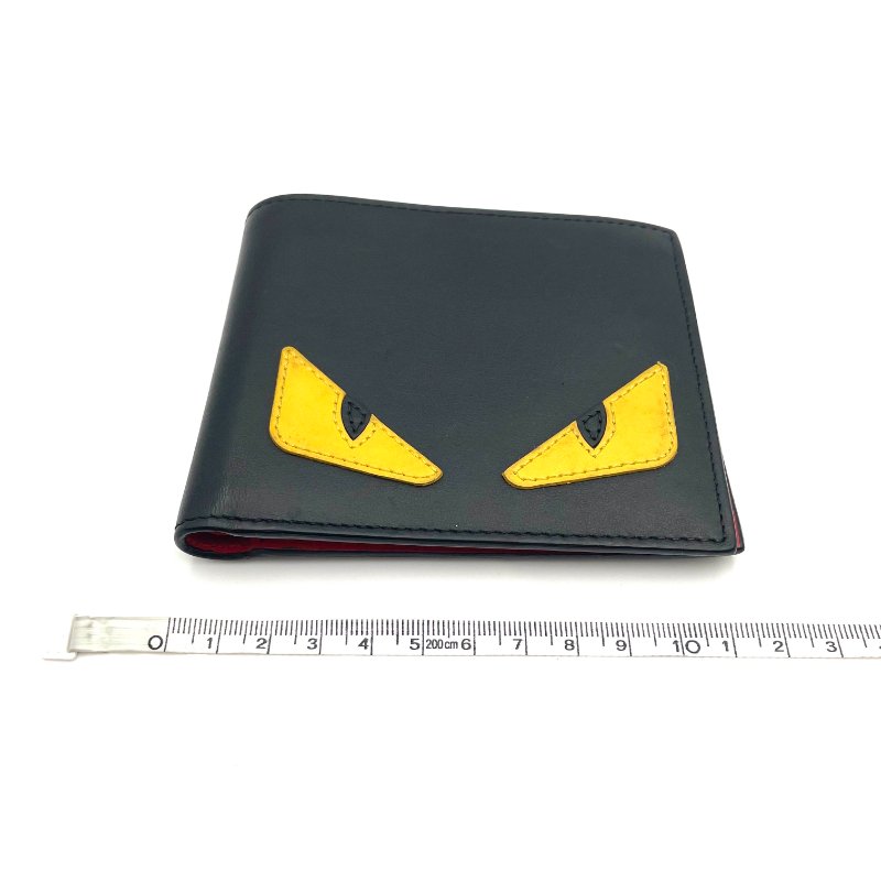 【美收精品】Fendi 經典黃眼怪獸短夾  B-137【隔月月中將轉賣至日本 上架期限30天】-13