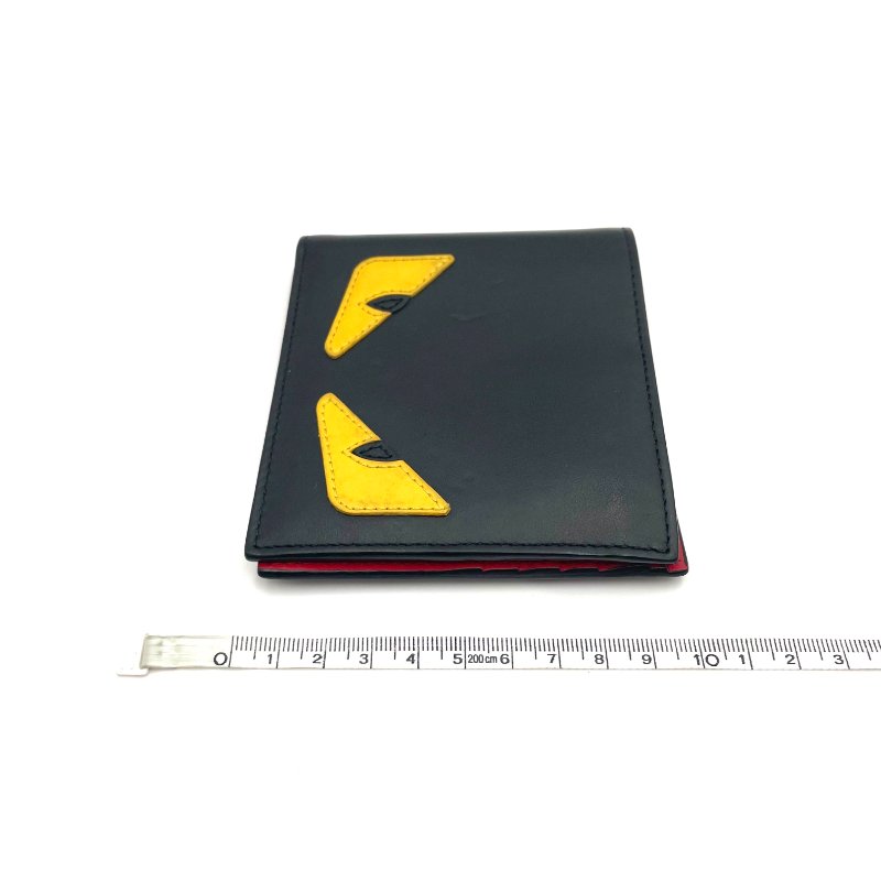 【美收精品】Fendi 經典黃眼怪獸短夾  B-137【隔月月中將轉賣至日本 上架期限30天】-14