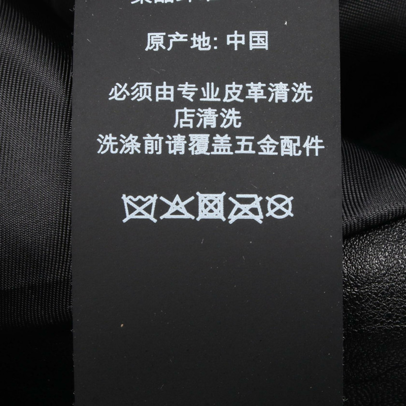 COACH 騎士夾克 羔羊皮 黑色 二手 女士-4