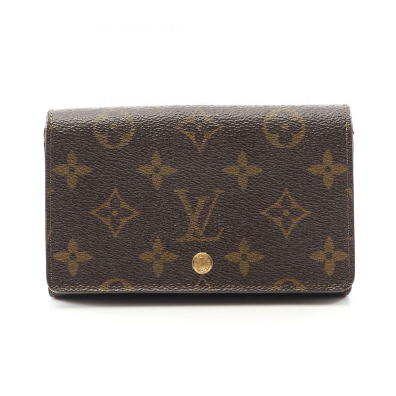 路易威登 Porte monnaie billets Tresor 錢包 錢包 M61730 Monogram 二手 LV-0