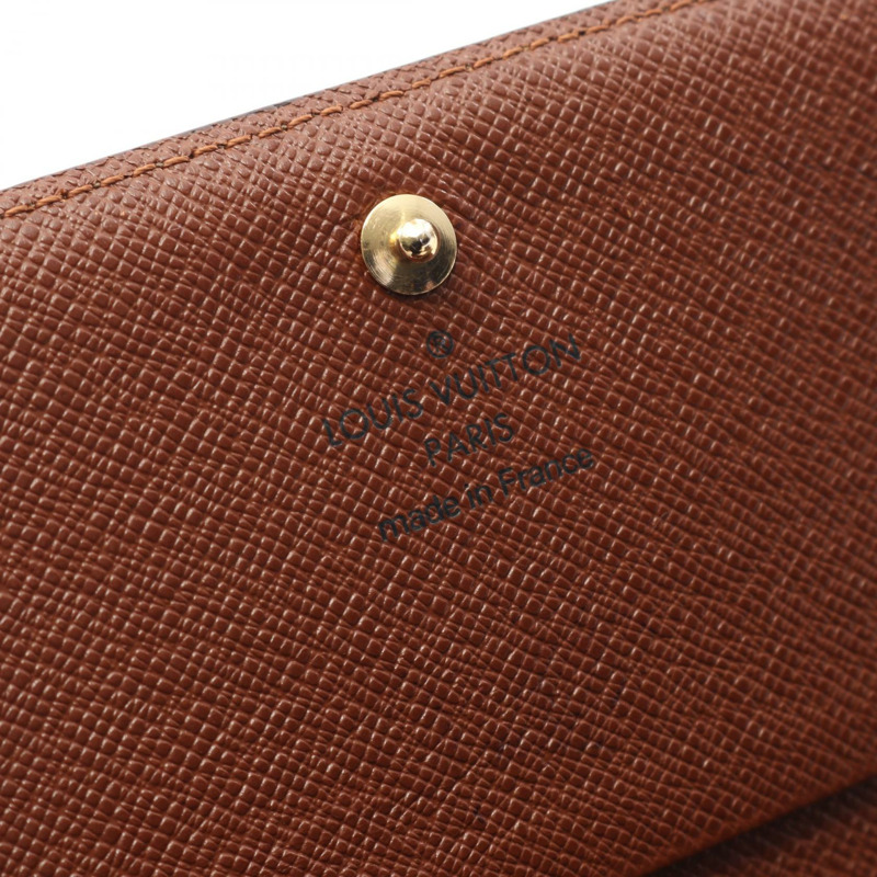 路易威登 Porte monnaie billets Tresor 錢包 錢包 M61730 Monogram 二手 LV-3