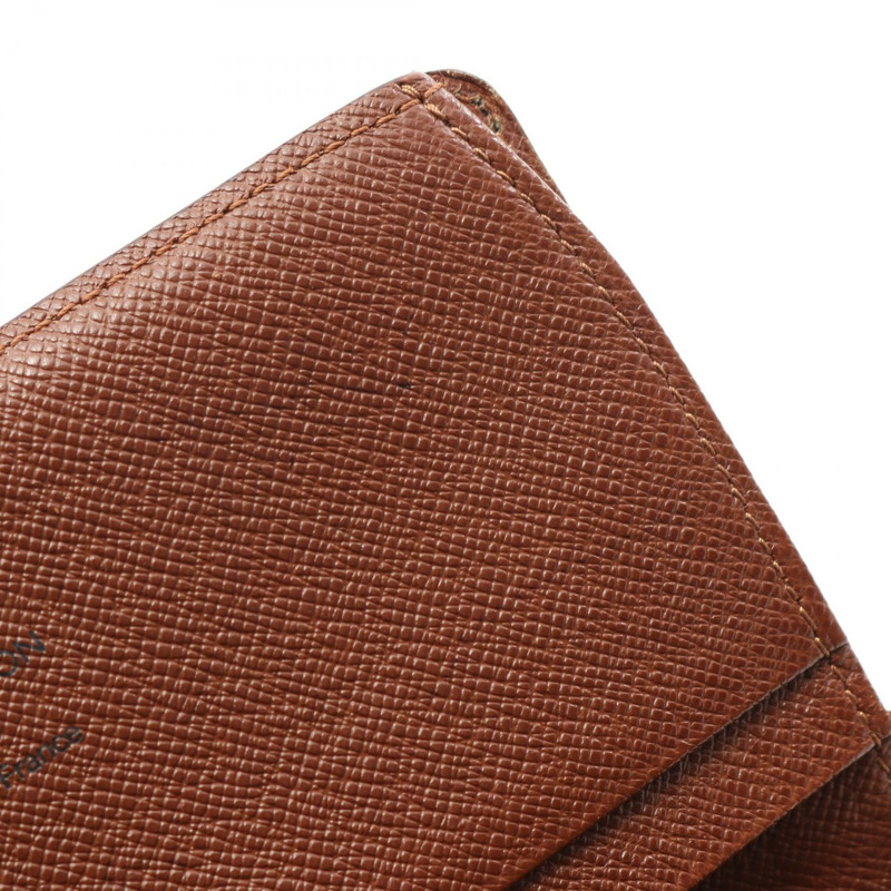 路易威登 Porte monnaie billets Tresor 錢包 錢包 M61730 Monogram 二手 LV-5