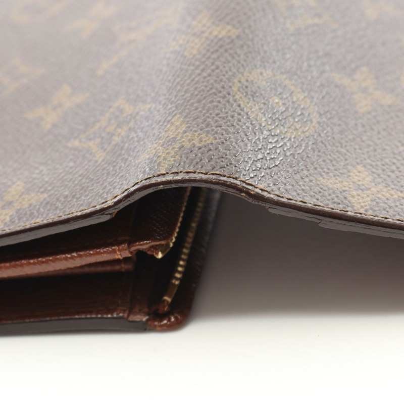 路易威登 Porte monnaie billets Tresor 錢包 錢包 M61730 Monogram 二手 LV-7