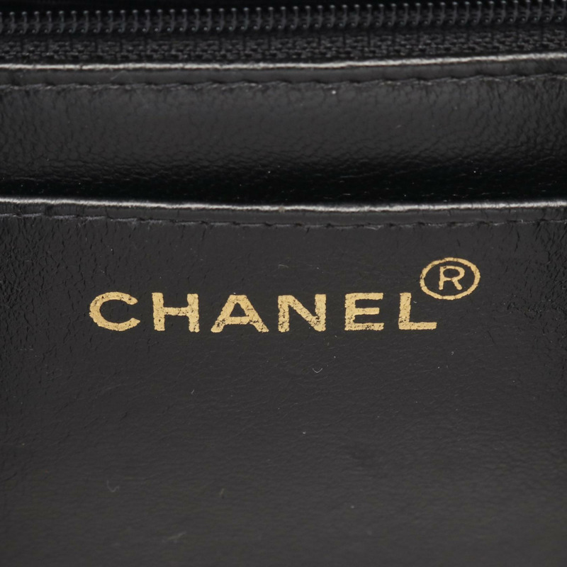 CHANEL Jumbo Matelasse 30 肩背包 A04412 羔羊皮 黑色 二手 CC-3