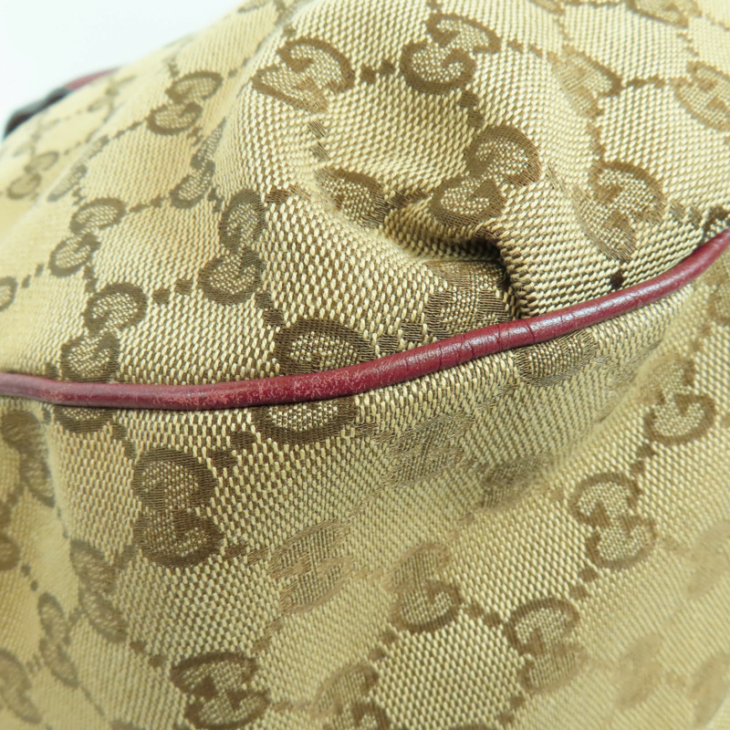 GUCCI 帆布Tote Bag金扣手挽肩背兩用袋-11