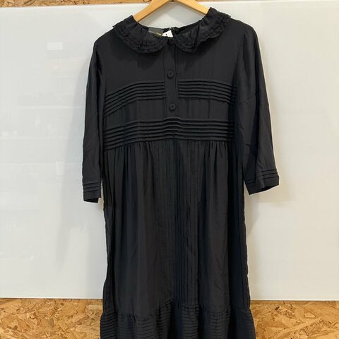 【美收精品】Fendi黑色蕾絲邊長裙 2-704