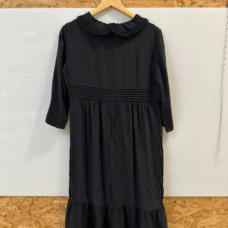 【美收精品】Fendi黑色蕾絲邊長裙 2-704-1