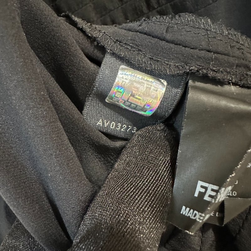 【美收精品】Fendi黑色蕾絲邊長裙 2-704-5