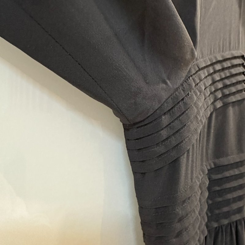 【美收精品】Fendi黑色蕾絲邊長裙 2-704-8