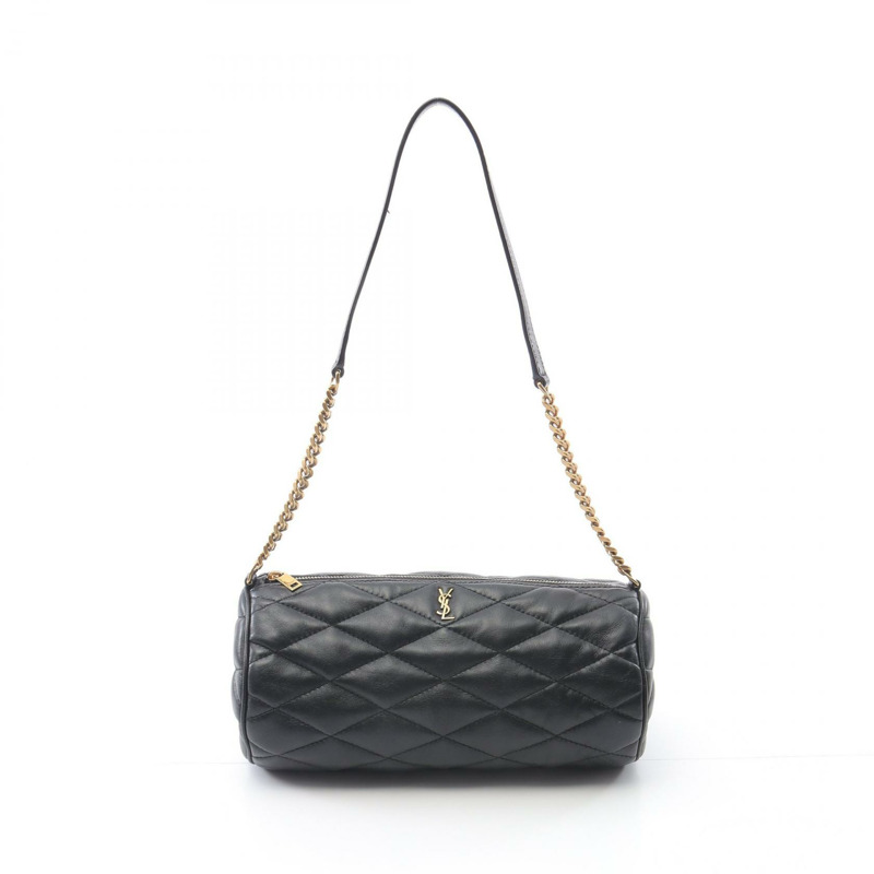 SAINT LAURENT PARIS Sado 小管狀包 單肩包 皮革 黑色 二手 女款-0