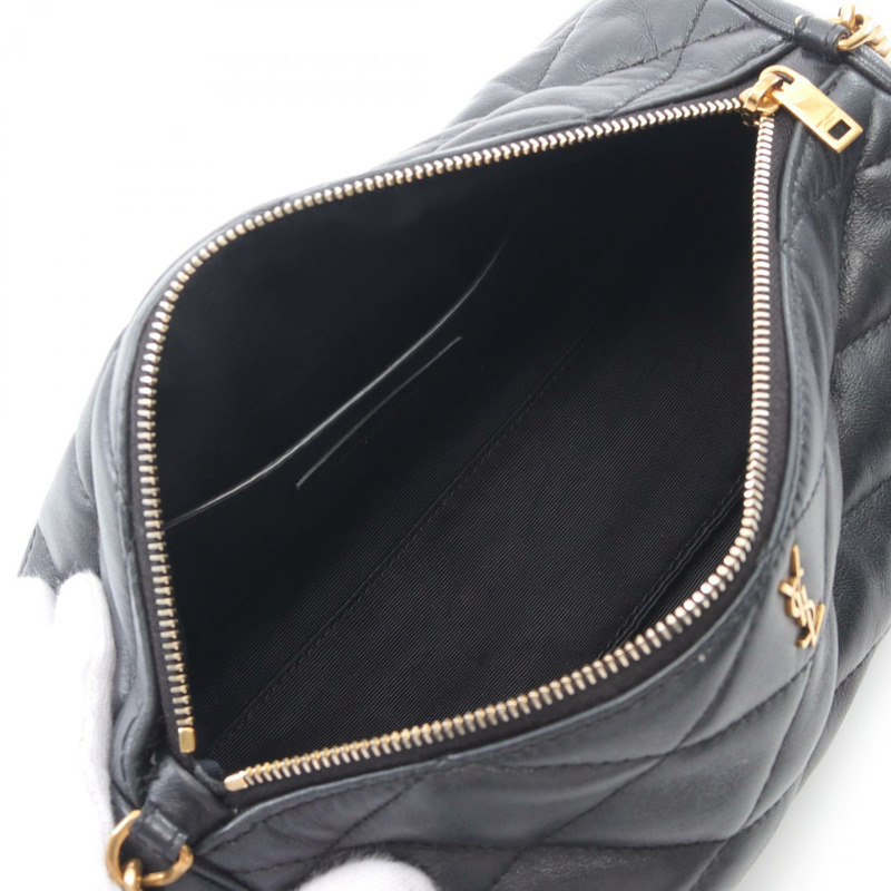 SAINT LAURENT PARIS Sado 小管狀包 單肩包 皮革 黑色 二手 女款-2