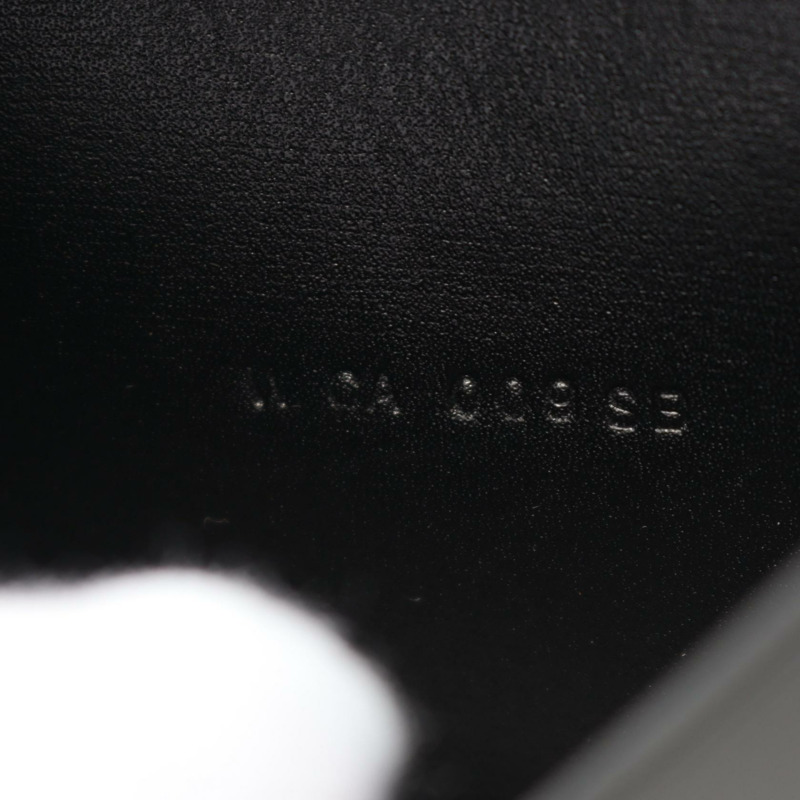 愛馬仕 Bearn 迷你卡包,附盒子,小牛皮,黑色 SHW-4